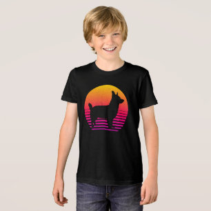 Vintage Retro 80's Style Corgi Tri-Blend Shirt