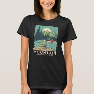 Vintage Retro Adventure is Out There Camp More Hik T-Shirt