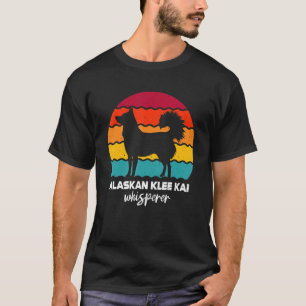 Vintage Retro Alaskan Klee Kai Whisperer for Dog T-Shirt