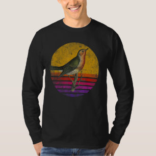 Vintage Retro American Robin Bird T-Shirt
