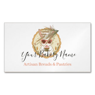 Vintage Retro Bakery Business Card