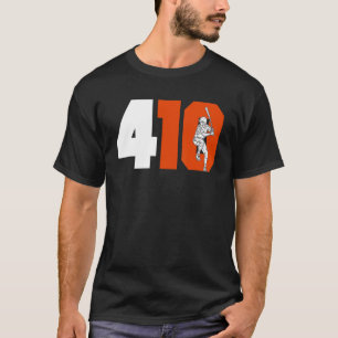 Vintage Retro Baltimore 410 Area Code Baseball Cla T-Shirt