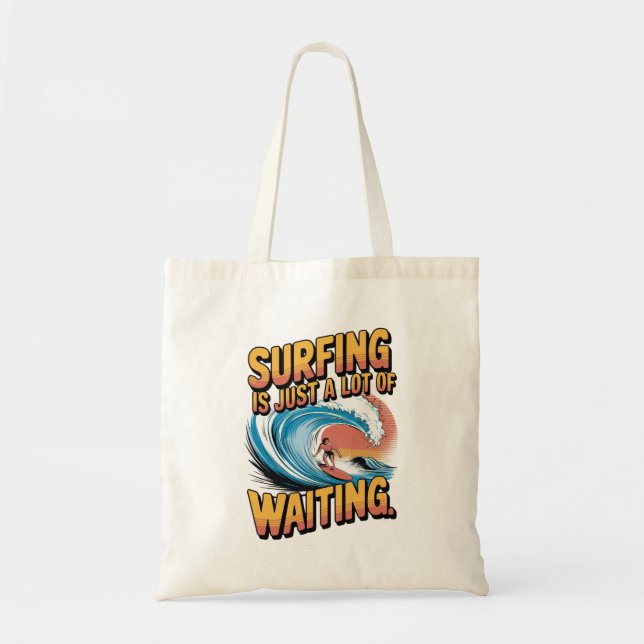 Vintage Retro Beach Lover Shoulder Bag (Front)