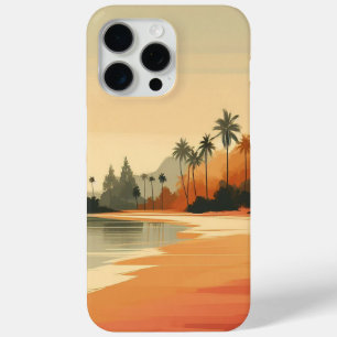 Vintage/retro beach/tropical iPhone 15 pro max case