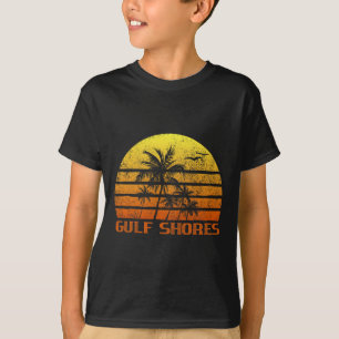 Vintage Retro Beach Vacation Gulf Shores Alabama S T-Shirt