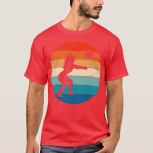 Vintage Retro Beach Volleyball T-Shirt