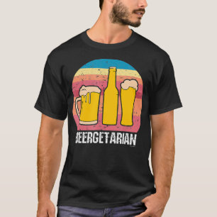 Vintage Retro Beergetarian Beer Craft Beer T-Shirt