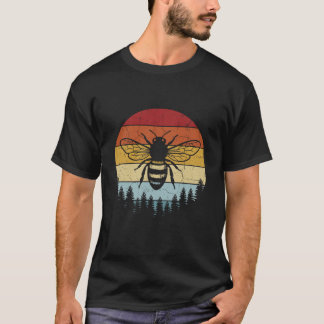 Vintage Retro Bees Beekeeper Beekeeping T-Shirt