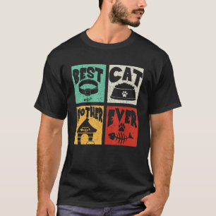 Vintage Retro Best Cat Brother Ever Matching Owner T-Shirt