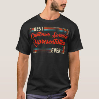 Vintage Retro Best Customer Service Representative T-Shirt