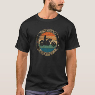 Vintage Retro Biker Social Distancing Bike Motorcy T-Shirt