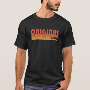 Vintage Retro Birthday Original 2002 16 Years Old  T-Shirt