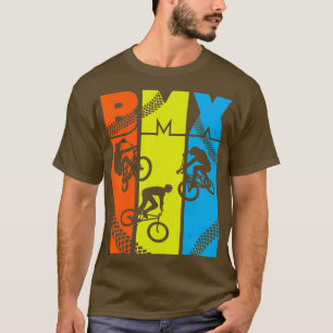 Vintage Retro BMX  Funny BMX Rider Bicycle T-Shirt