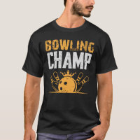 Vintage Retro Bowling Champ Sport Men's