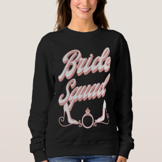 Vintage Retro Bride Squad Bachelorette Party Match Sweatshirt