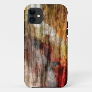 Vintage Retro Brown Wood Abstract Art Case-Mate iPhone Case