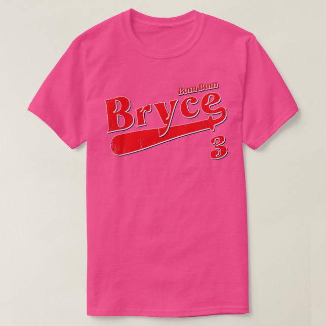 Vintage Retro Bryce Baseball Bam Bam T-Shirt (Design Front)