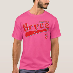 Vintage Retro Bryce Baseball Bam Bam T-Shirt