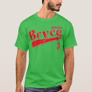 Vintage Retro Bryce Baseball Mondo T-Shirt