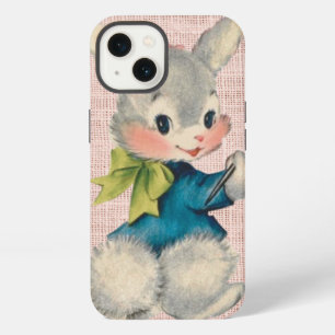 Vintage Retro Bunny in Pastels iPhone 13 Case
