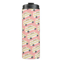 Vintage Retro Campervan Vanlife Motorhome pink