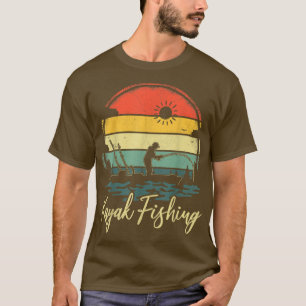 Vintage Retro Canoe Boating Lake Kayak Fishing T-Shirt