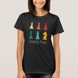 Vintage Retro Chess Player Chess Time T-Shirt