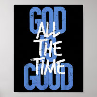Vintage Retro Christian God Is Good All The Time J