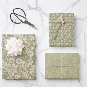 Vintage Retro Christmas Wrapping Paper