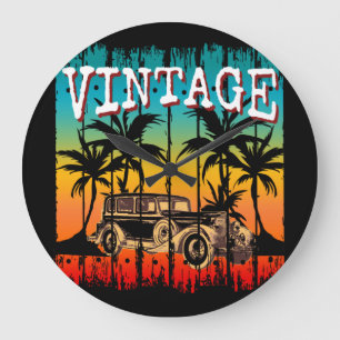 VINTAGE RETRO CLASSIC GIFT LARGE CLOCK