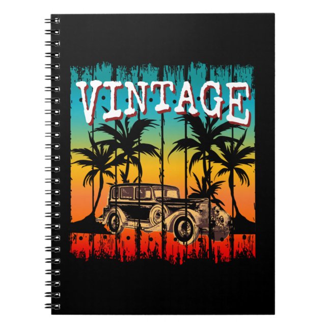 VINTAGE RETRO CLASSIC GIFT NOTEBOOK (Front)