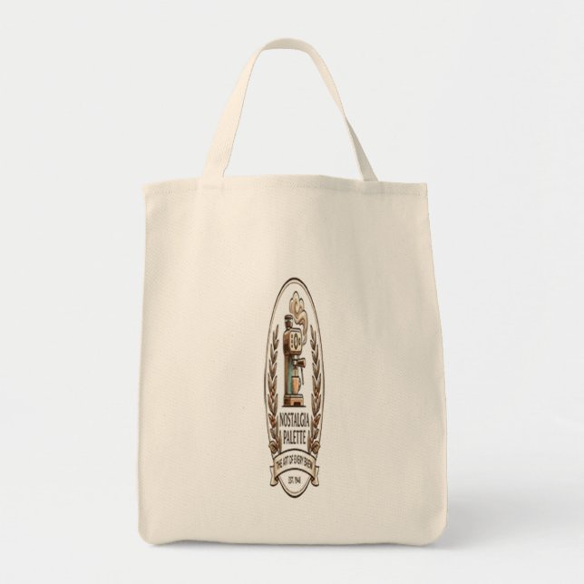 Vintage Retro Coffee Espresso Machine Canvas Tote  Bag (Front)