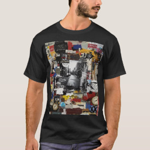 Vintage Retro Collage Aesthetic Graphic T-Shirt