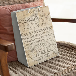 Vintage Retro Cornings German Cologne Gift Bag