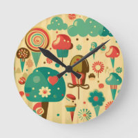 Vintage retro cute design for kids Cake Pop