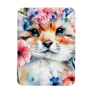 Vintage retro cute design for kids  magnet