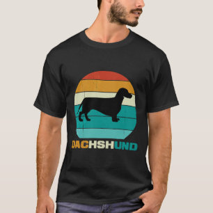 Vintage Retro Dachshund  For Dachshund Lovers T-Shirt