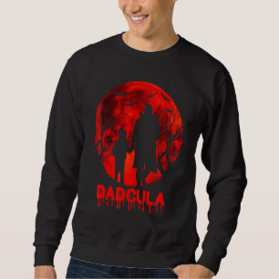 Vintage Retro Daddy Dracula Monster Costume Easy H Sweatshirt