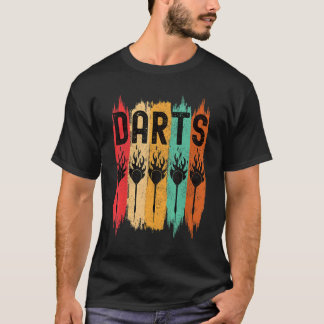 Vintage Retro Darts Dart Player T-Shirt