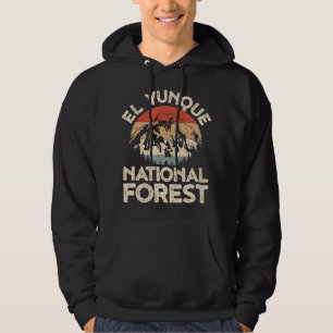 Vintage Retro El Yunque National Forest Puerto Ric Hoodie