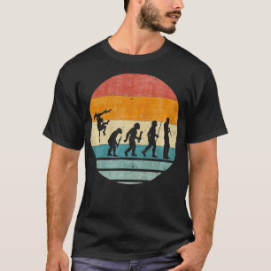 Vintage Retro Evolution Of Oboe Player Oboist Silh T-Shirt