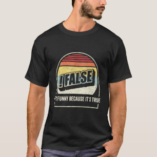 Vintage Retro False Programming Coding Programmer T-Shirt