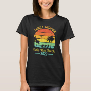 Vintage Retro Family Vacation 2022 Jamaica Ocho Ri T-Shirt