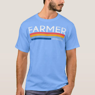Vintage Retro Farmer Women Men Job Profession T-Shirt
