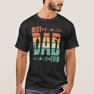 Vintage Retro Father's Day Best Dad Ever For Men P T-Shirt