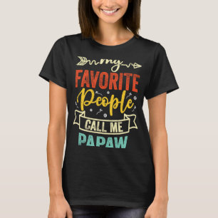 Vintage Retro Father's Day My Favourite People Cal T-Shirt