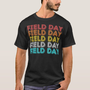 Vintage Retro Field Day  T-Shirt
