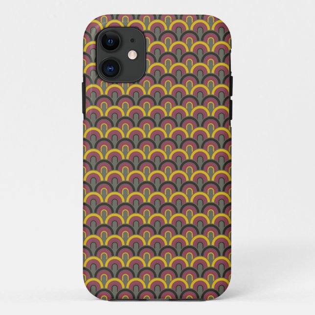 Vintage Retro Fifties Pattern Case-Mate iPhone Case (Back)