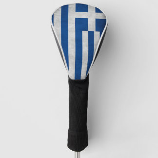 Vintage retro Flag of Greece Golf Head Cover