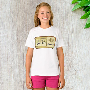 Vintage Retro Flip Clock Radio T-Shirt